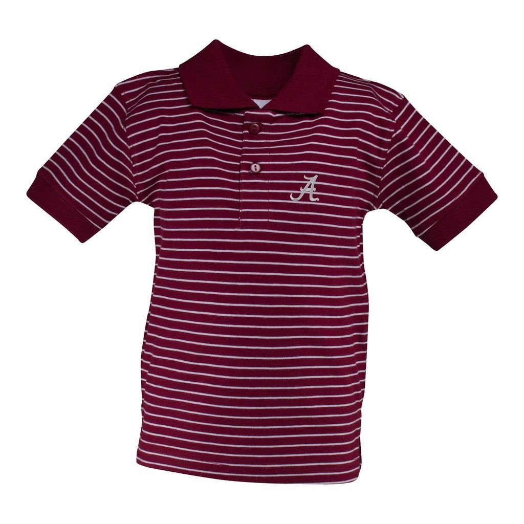 Alabama Stripe Jersey Golf Shirt