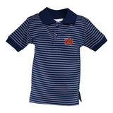 Auburn Stripe Jersey Golf Shirt